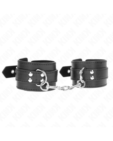 KINK MUNEQUERAS CON TACHUELAS NEGRO 35 X 6 CM