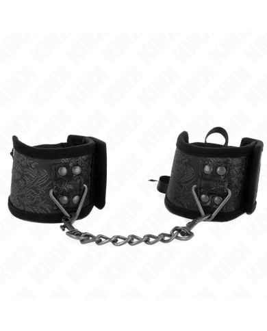 KINK MUNEQUERAS DISENO ESCANDALO NEGRO DETALLE LAZO 245 CM X 65 CM