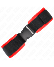 KINK MUNEQUERAS NYLON ROJO NEGRO MODELO 1 AJUSTABLE 25 35 CM X 6 CM