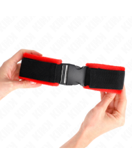 KINK MUNEQUERAS NYLON ROJO NEGRO MODELO 1 AJUSTABLE 25 35 CM X 6 CM