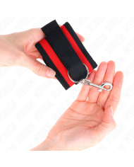 KINK MUNEQUERAS NYLON ROJO NEGRO MODELO 2 AJUSTABLE 18 35 CM X 6 CM