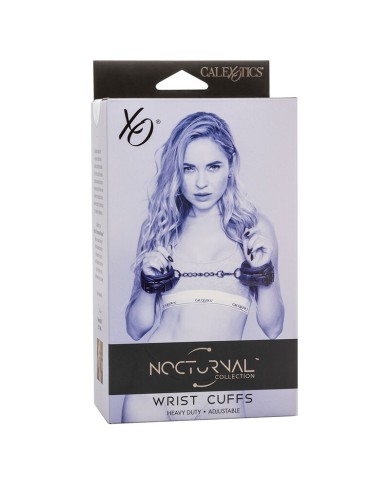 CALEXOTICS NOCTURNAL ESPOSAS CUERO AJUSTABLE NEGRO