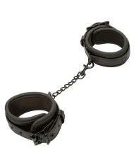 CALEXOTICS NOCTURNAL ESPOSAS DE TOBILLO CUERO AJUSTABLE NEGRO