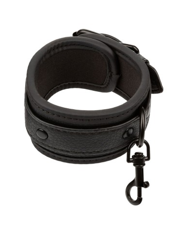 CALEXOTICS NOCTURNAL ESPOSAS DE TOBILLO CUERO AJUSTABLE NEGRO