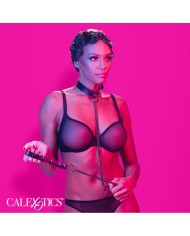 CALEXOTICS EUPHORIA COLLAR HALTER Y CORREA CON CADENA
