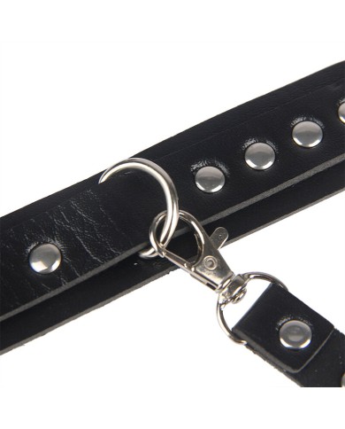 SUBBLIME 953690 ESPOSAS CON CINTURON BONDAGE NEGRO TALLA UNICA