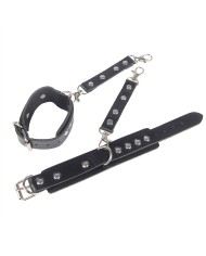 SUBBLIME 953690 ESPOSAS CON CINTURON BONDAGE NEGRO TALLA UNICA