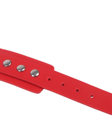 SUBBLIME 953706 ESPOSAS CON CINTURON BONDAGE ROJO TALLA UNICA
