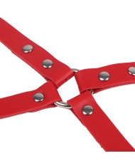 SUBBLIME 953706 ESPOSAS CON CINTURON BONDAGE ROJO TALLA UNICA