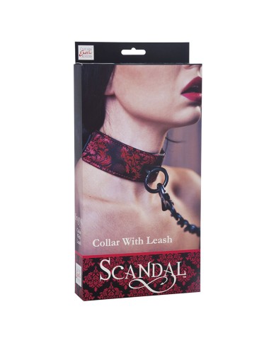 CALEXOTICS SCANDAL COLLAR CON CORREA NEGRA