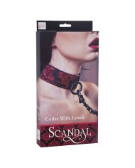 CALEXOTICS SCANDAL COLLAR CON CORREA NEGRA
