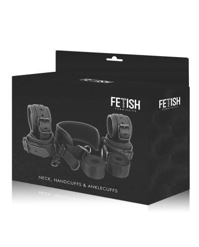 FETISH SUBMISSIVE POSICION MASTER CON 4 ESPOSAS CON FORRO DE NEOPRENO