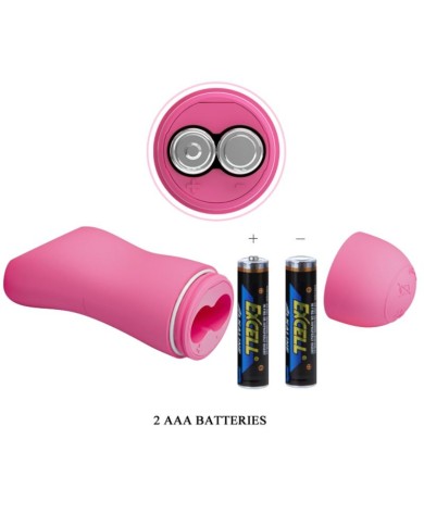 BAILE ROMANTIC WAVE PIZAS CON VIBRACION Y ELECTROSHOCK FUCSIA