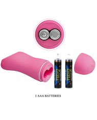 BAILE ROMANTIC WAVE PIZAS CON VIBRACION Y ELECTROSHOCK FUCSIA