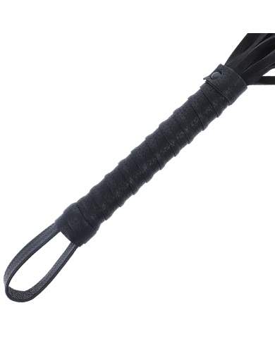 DARKNESS LATIGO BONDAGE NEGRO CON MANGO DE PIEL