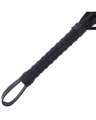 DARKNESS LATIGO BONDAGE NEGRO CON MANGO DE PIEL