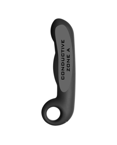 ELECTRASTIM OVID SILICONE NEGRO DILDO