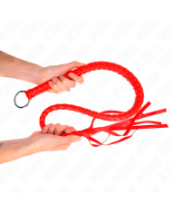 KINK LATIGO DE SERPIENTE CON ANILLO DE MANO ROJO 65 CM