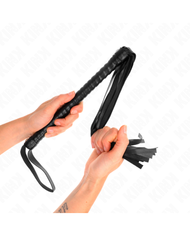 KINK LATIGO CON MANGO TEXTURIZADO NEGRO 485 CM