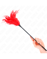 KINK PLUMAS MULTIPLES PARA COSQUILLAS ROJO 45 CM