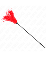 KINK PLUMAS MULTIPLES PARA COSQUILLAS ROJO 45 CM