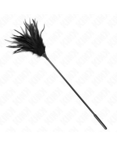 KINK PLUMAS MULTIPLES PARA COSQUILLAS NEGRO 45 CM