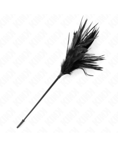 KINK PLUMAS MULTIPLES PARA COSQUILLAS NEGRO 45 CM