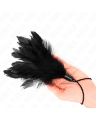 KINK PLUMAS PARA COSQUILLAS CON MANGO DE CUERDA BASE DE PLASTICO 15 CM