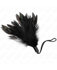 KINK PLUMAS PARA COSQUILLAS CON MANGO DE CUERDA BASE DE PLASTICO 15 CM