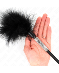 KINK PLUMAS PARA COSQUILLAS CON MANGO DE DIAMANTES DE IMITACION 50 CM