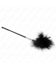 KINK PLUMAS PARA COSQUILLAS CON MANGO DE DIAMANTES DE IMITACION 50 CM