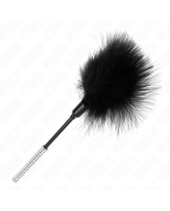 KINK PLUMAS PARA COSQUILLAS CON MANGO DE DIAMANTES DE IMITACION 27 CM