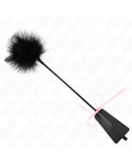 KINK PLUMAS PARA COSQUILLAS CON LAZO DE CINTA ROSA 49 CM
