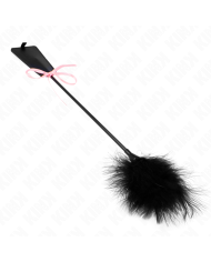 KINK PLUMAS PARA COSQUILLAS CON LAZO DE CINTA ROSA 49 CM