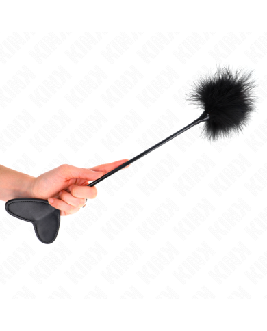 KINK PLUMAS PARA COSQUILLAS CON PALETA DE CORAZON 31 CM