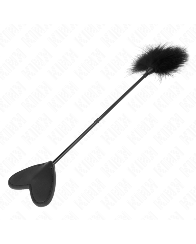 KINK PLUMAS PARA COSQUILLAS CON PALETA DE CORAZON 31 CM