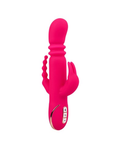 CALEXOTICS JACK FANTASY TRIPLE VIBRADOR CALENTABLE RABBIT ROSA