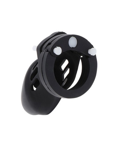 HIDDEN DESIRE EXTREME JAULA DE CASTIDAD SILICONA TALLA S NEGRO