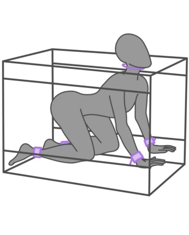SECRET DOME KINK CLUB LA NICHE CABINA MORADO