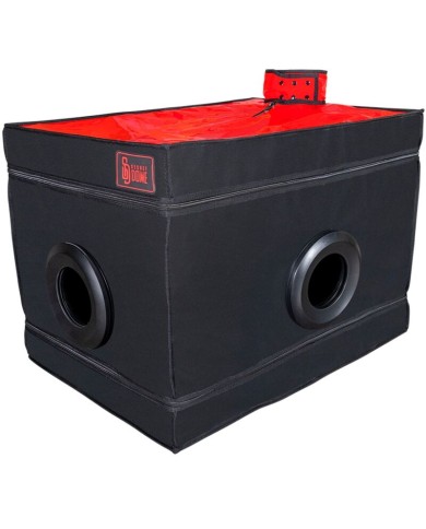 SECRET DOME KINK CLUB LA NICHE CABINA NEGRO ROJO