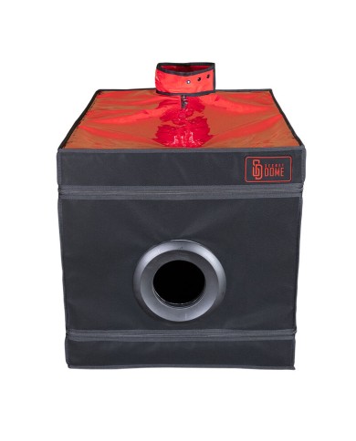 SECRET DOME KINK CLUB LA NICHE CABINA NEGRO ROJO