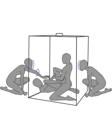 SECRET DOME KINK CLUB CABINA SCANDALE MORADO