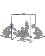SECRET DOME KINK CLUB CABINA SCANDALE MORADO