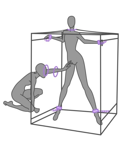 SECRET DOME KINK CLUB CABINA SCANDALE MORADO