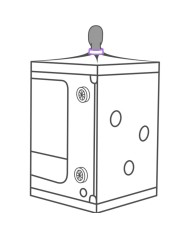 SECRET DOME KINK CLUB CABINA SCANDALE MORADO