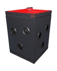 SECRET DOME KINK CLUB CABINA SCANDALE NEGRO ROJO