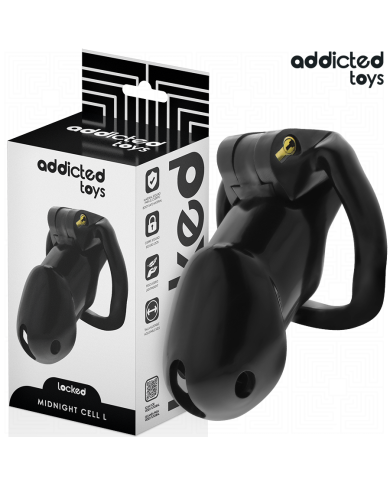 ADDICTED TOYS LOCKED MINDNIGHT CELL JAULA PARA PENE TALLA L