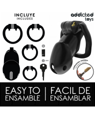 ADDICTED TOYS LOCKED MINDNIGHT CELL JAULA PARA PENE TALLA L