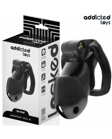 ADDICTED TOYS LOCKED MINDNIGHT CELL JAULA PARA PENE TALLA M