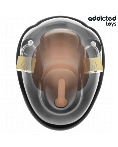 ADDICTED TOYS LOCKED KEYLESS RESTRAINT JAULA PARA PENE 115 CM